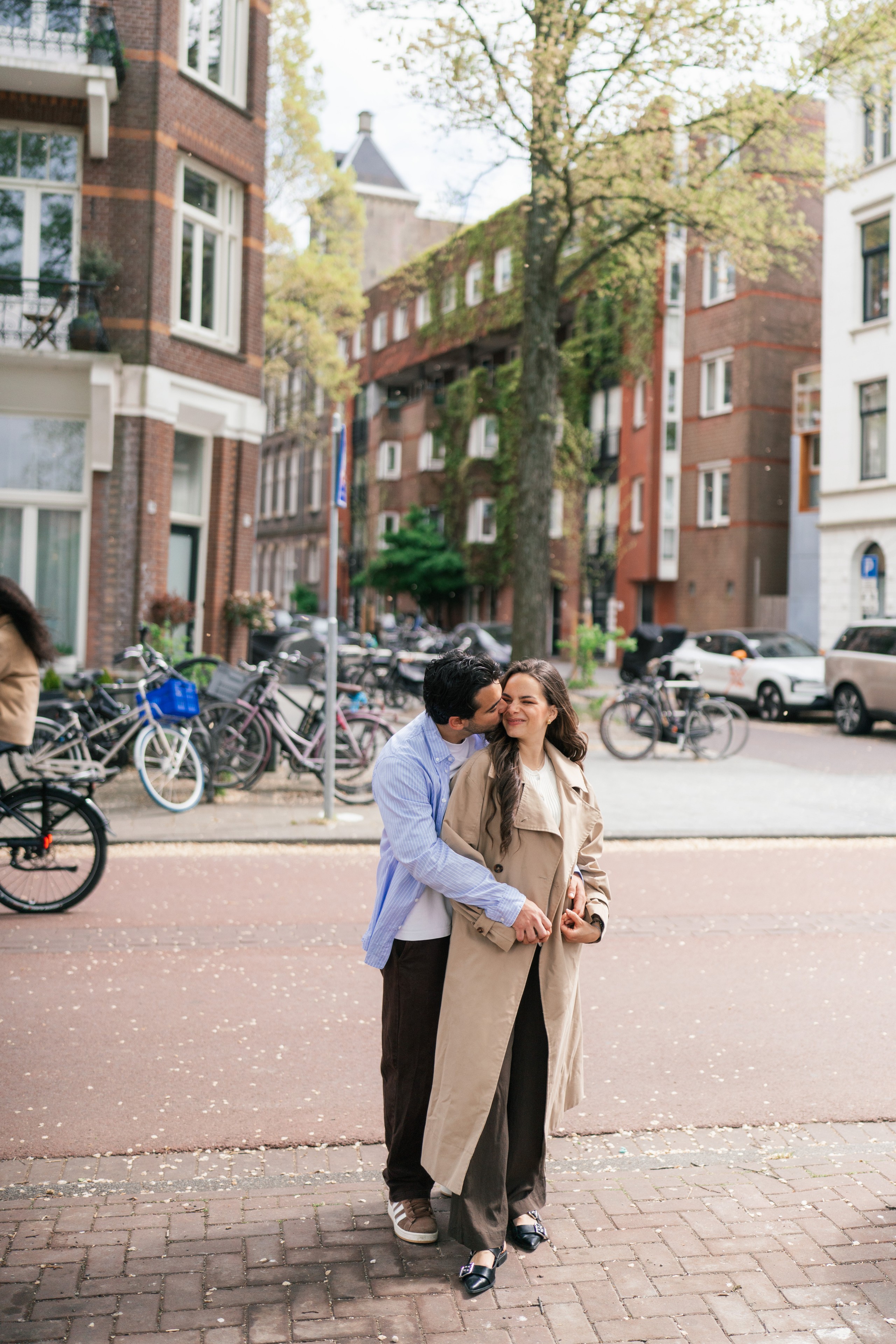 Quiet candid by the Amstel river