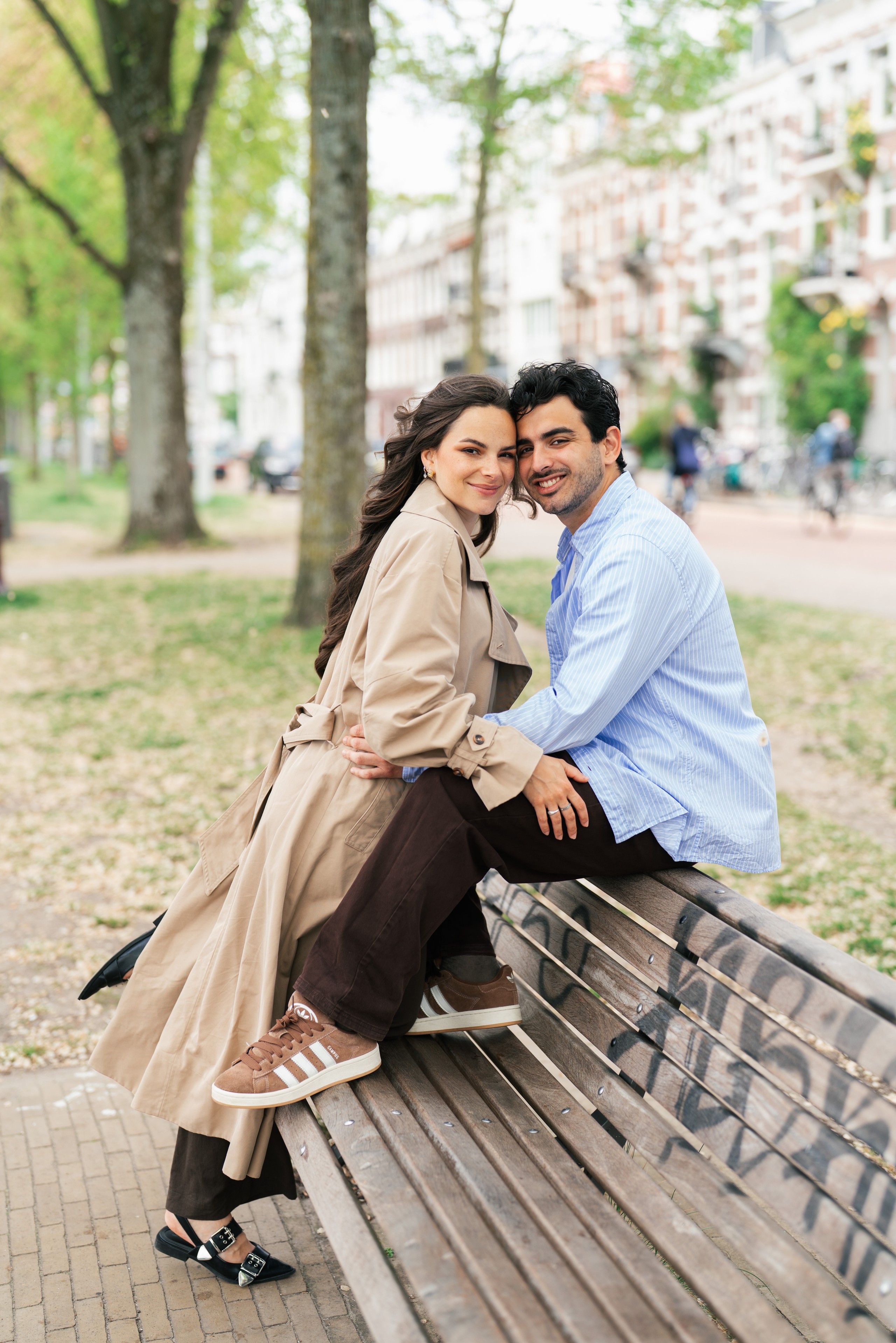 Carmen and Gianfranco in an unposed Amstel frame