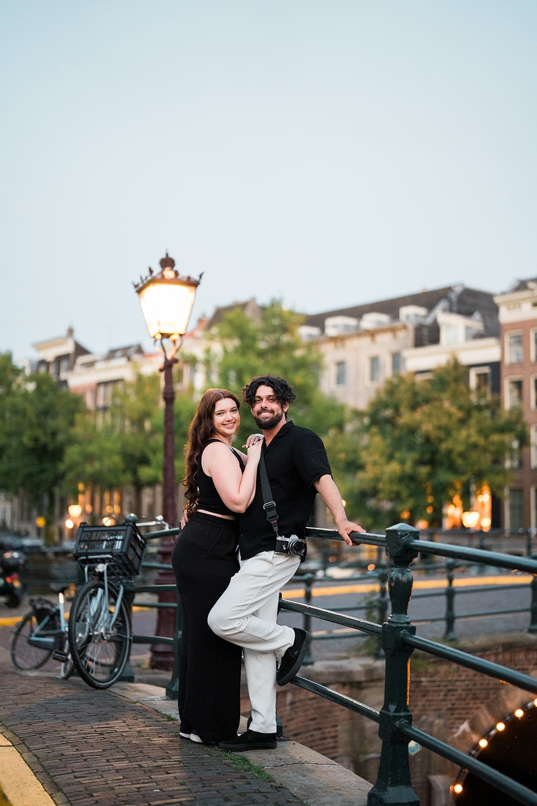 Suzie and Carlos at Reguliersgracht, Amsterdam