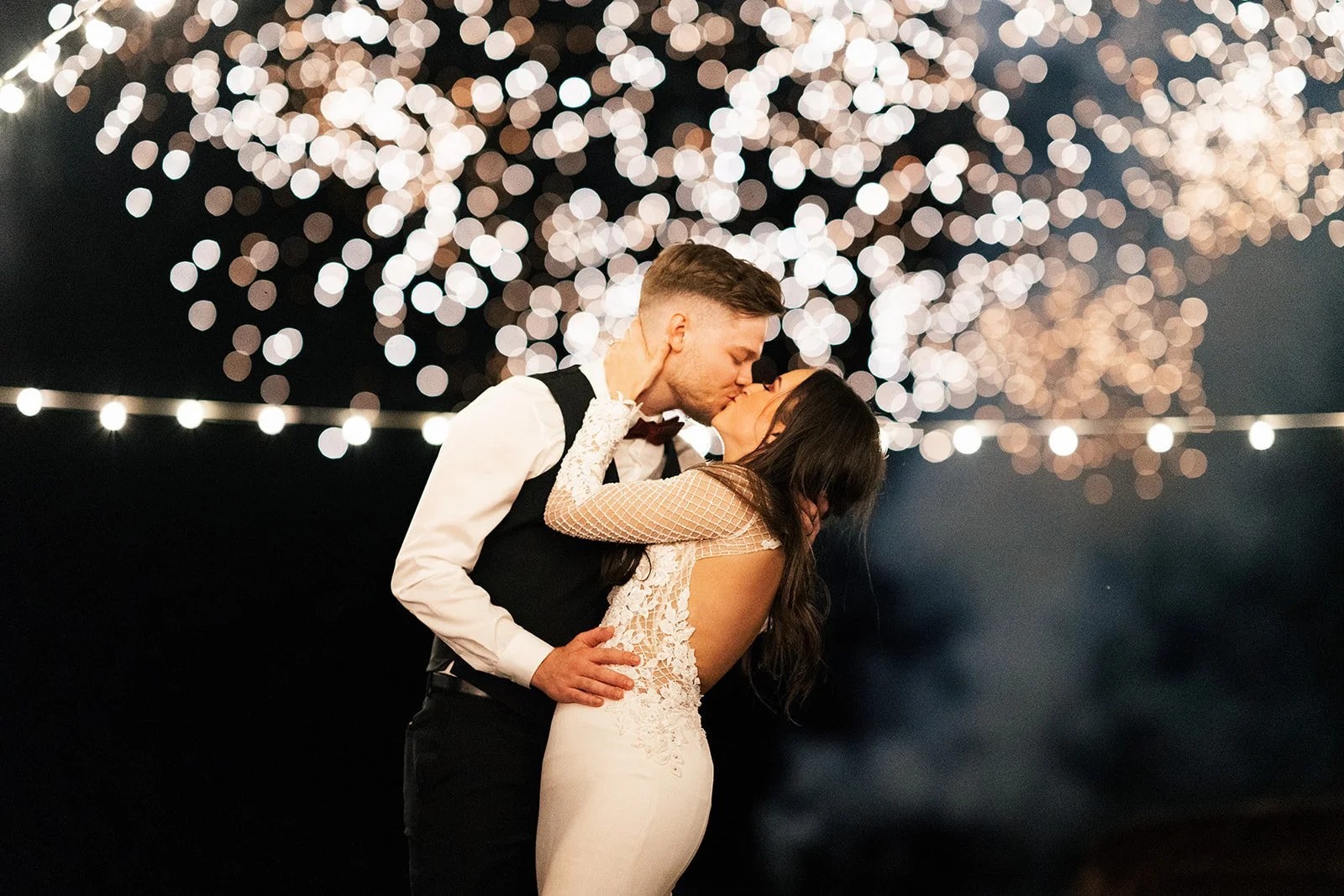 Editorial wedding portrait