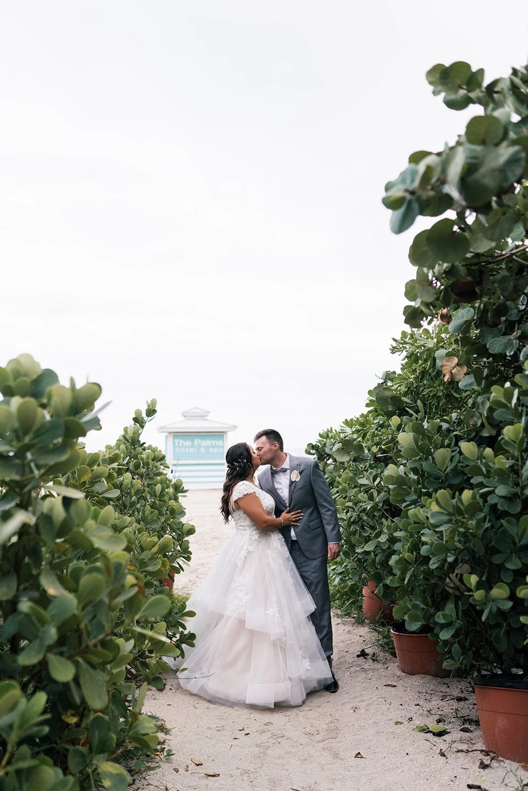 A wedding day moment photographed in Miami