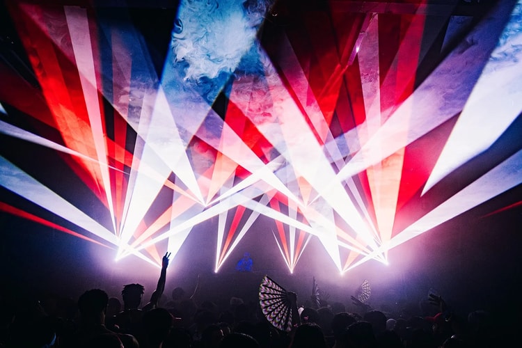 Excision performance with stage lighting